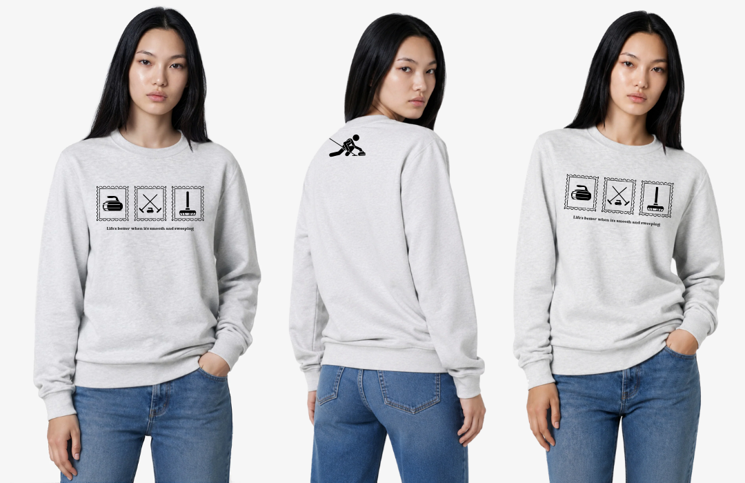 Smooth & Sweeping - Crew Neck Sweatshirt