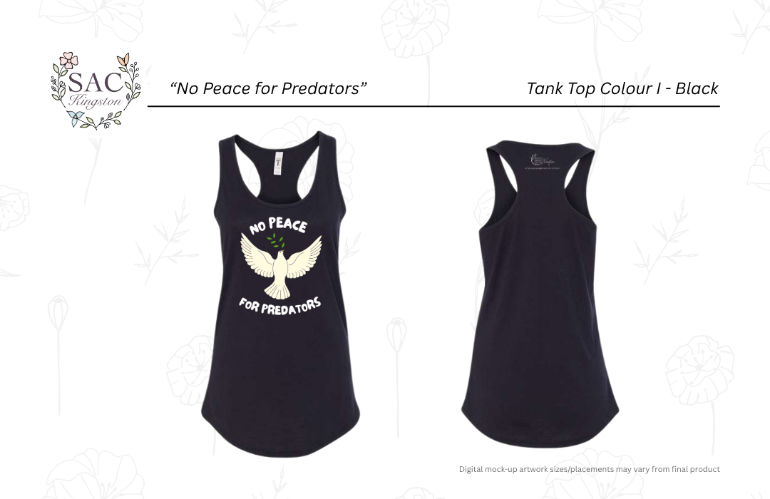 No Peace for Predators Next Level Women's Ideal Racerback Tank