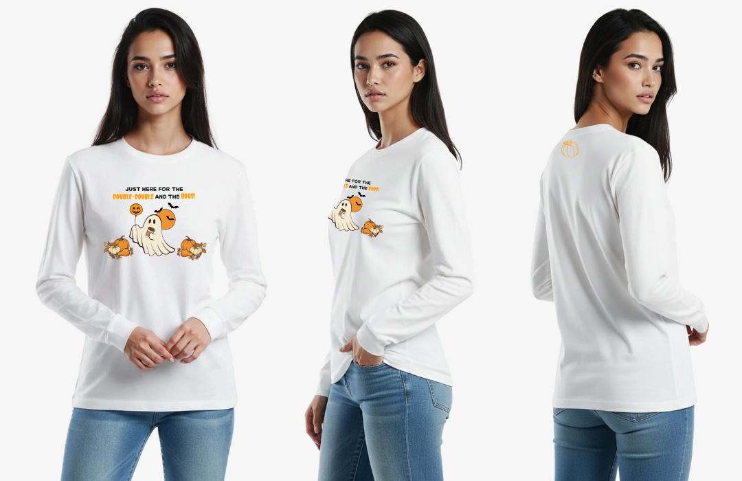 Here for the BOOs - Long Sleeve Unisex Tee