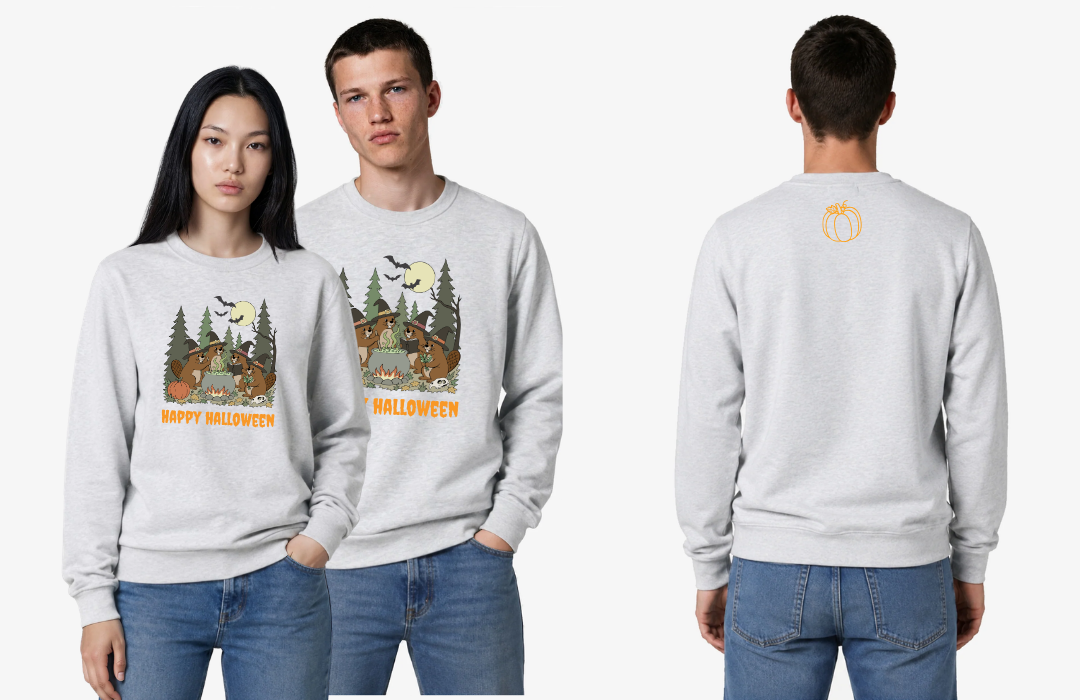 Happy Halloween Crew Neck Sweatshirt