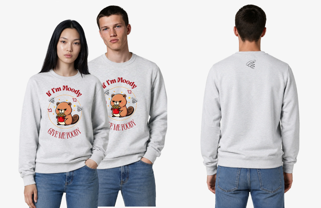 Moody Foody Crew Neck Sweatshirt