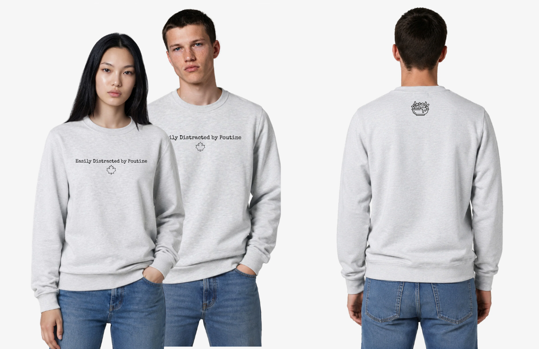 Easily Distracted Crew Neck Sweatshirt