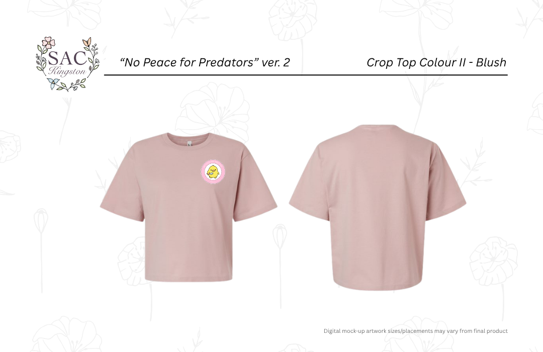 No Peace for Predators V.2 American Apparel Women's Fine Jersey Boxy Tee