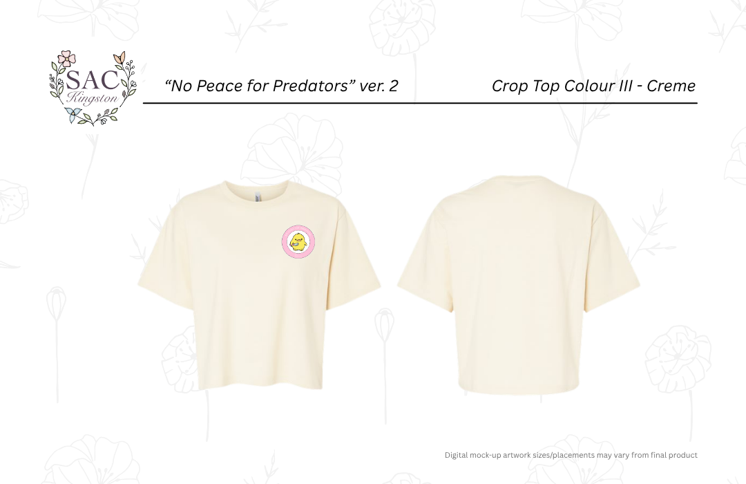 No Peace for Predators V.2 American Apparel Women's Fine Jersey Boxy Tee