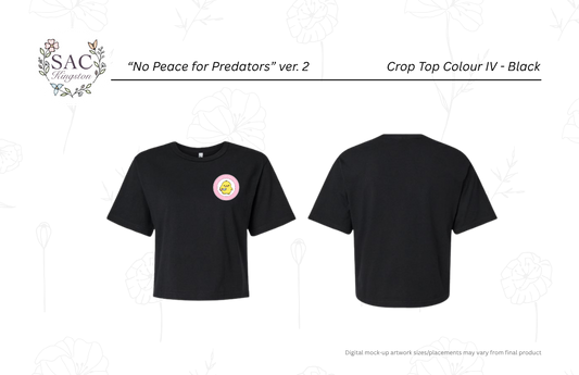 No Peace for Predators V.2 American Apparel Women's Fine Jersey Boxy Tee