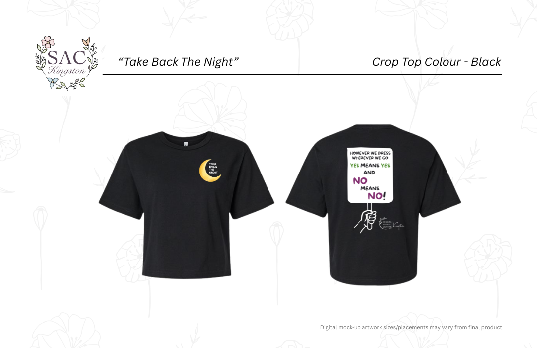 Take Back The  Night - American Apparel Women's Fine Jersey Boxy Tee