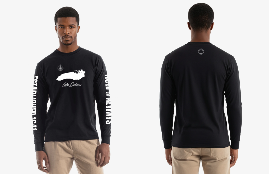 The Laker EH! Long Sleeve T-shirt with Printed Sleeves