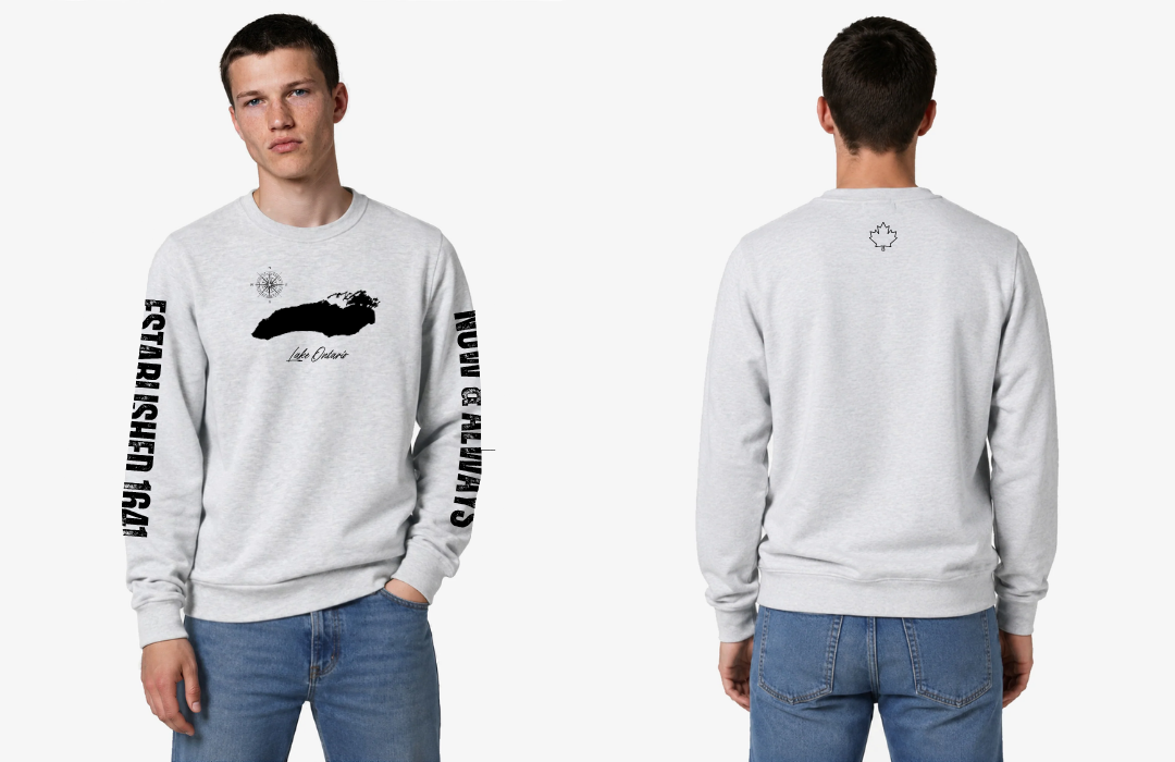The Laker EH! Crew Neck Sweatshirt with Printed Sleeves