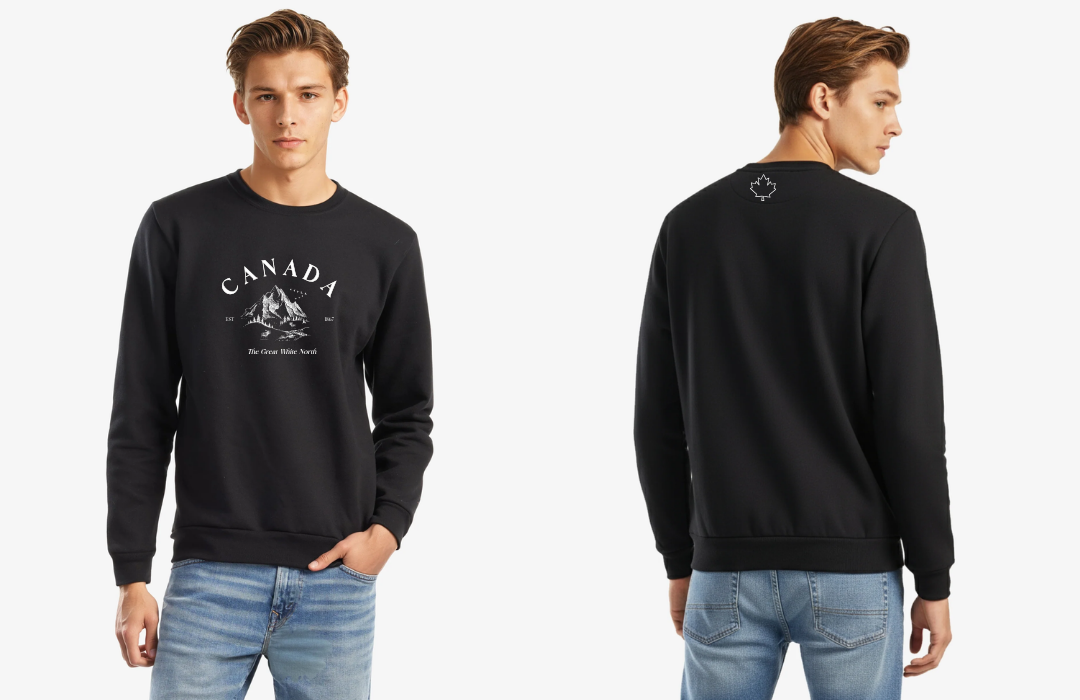 The Canada EH! - Great White North Crew Neck Sweatshirt