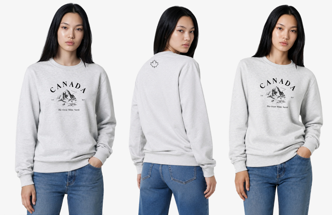 The Canada EH! - Great White North Crew Neck Sweatshirt