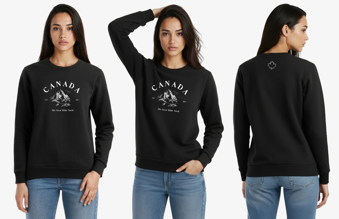 The Canada EH! - Great White North Crew Neck Sweatshirt