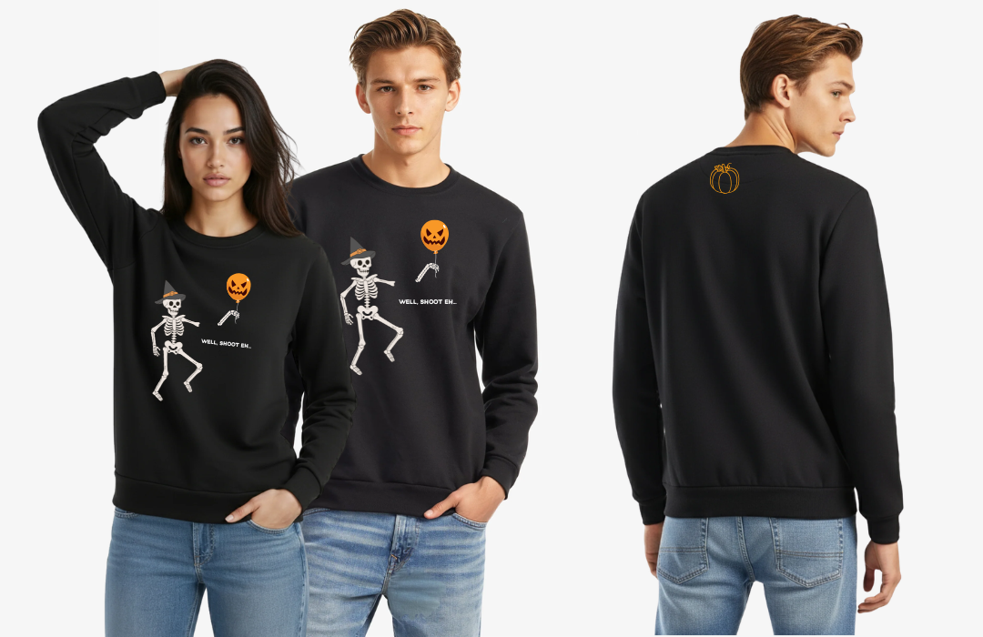 Skeletons EH? Crew Neck Sweatshirt