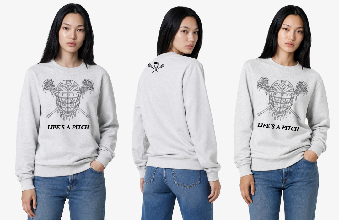 Life's a Pitch - Crew Neck Sweatshirt