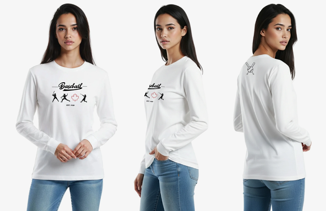 Baseball EH!- Long Sleeve Unisex Tee