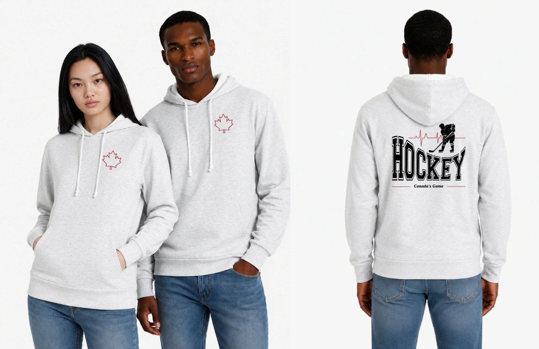 Hockey, Canada's Game-  Pullover Hoodie