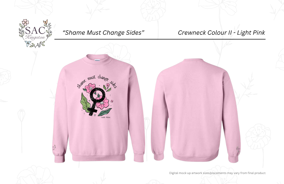 Shame Must Change Sides Unisex Heavy Blend™ Crewneck Sweatshirt