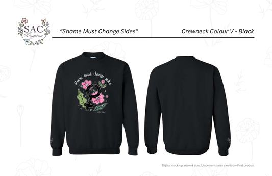 Shame Must Change Sides Unisex Heavy Blend™ Crewneck Sweatshirt