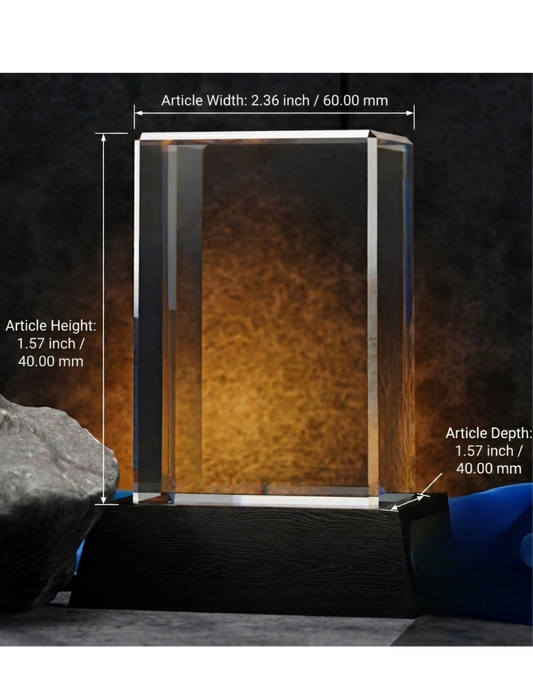 Extra Large- 3D Engraved Crystals