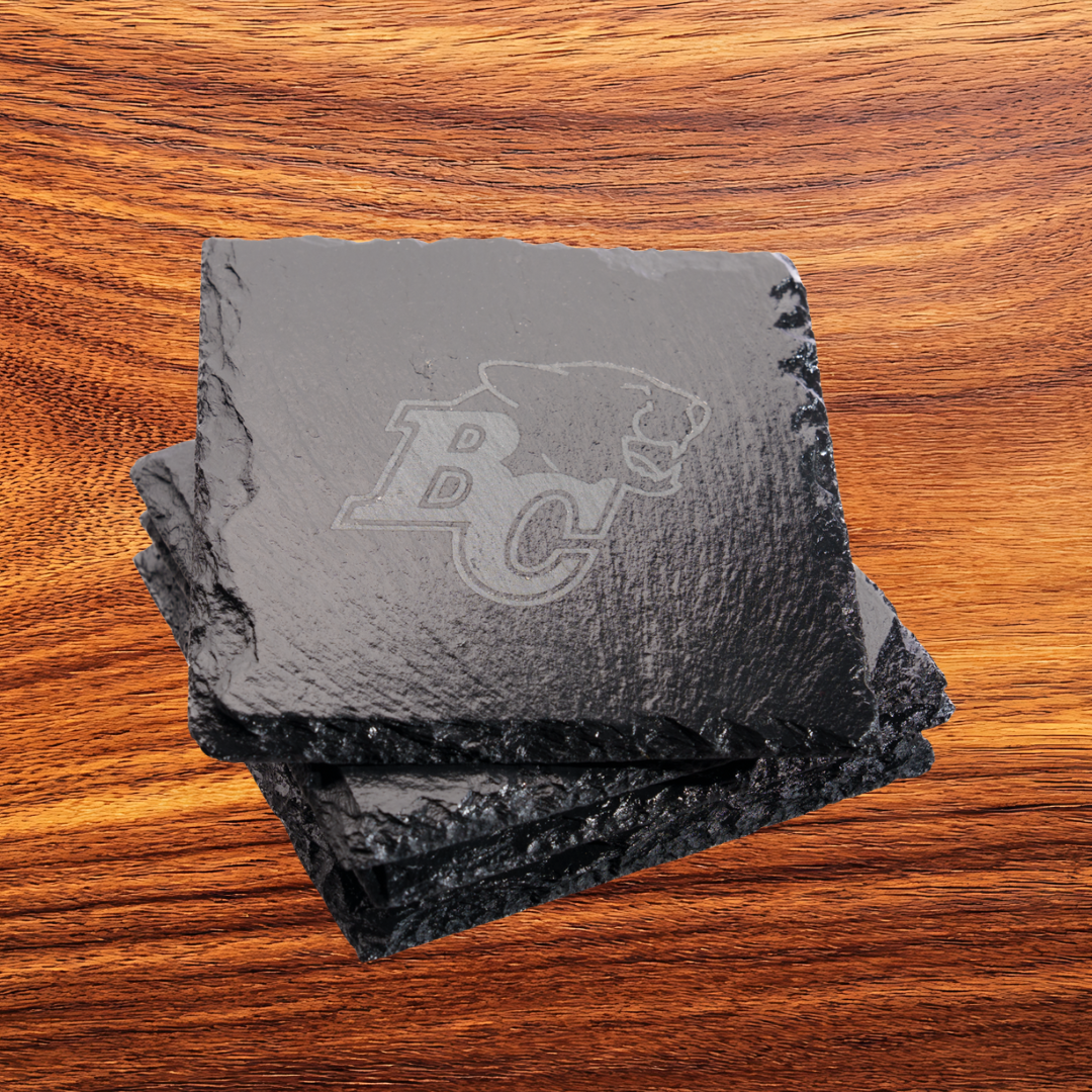Officially Licensed CFL Slate Coasters - 4 pack