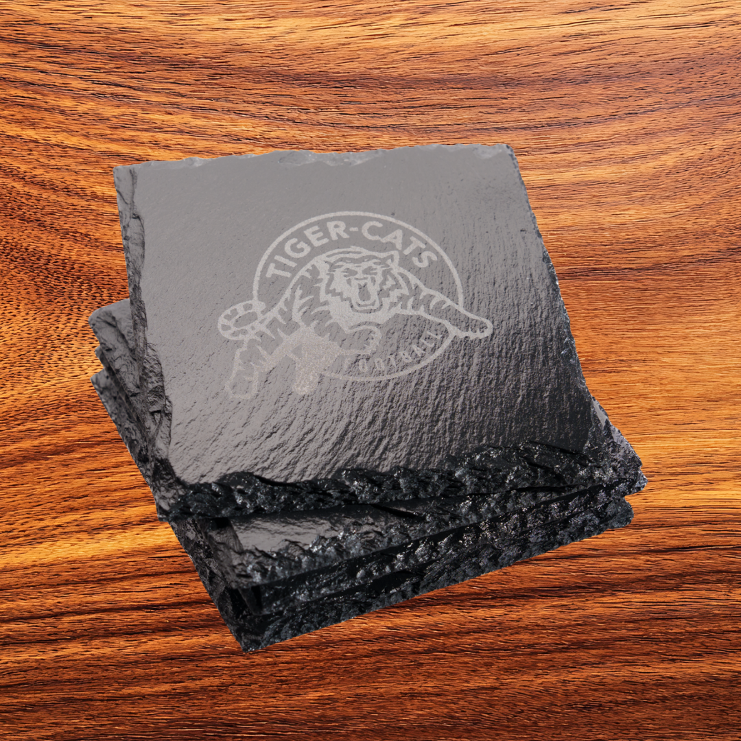 Officially Licensed CFL Slate Coasters - 4 pack